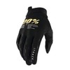 100% iTRACK Children's Gloves (Black, Medium)