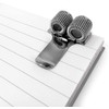 Ashton and Wright - Double Metal Pen Holder with Pocket