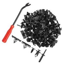 VekAuto 1 Set Retainer Fastener Clip Rivet Compatible for Jeep Wrangler JK 2007-2018, No.10184895 Plastic Black