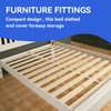 12 Pcs Plastic Bed Slat Holders, Bed Slats Holders, Black