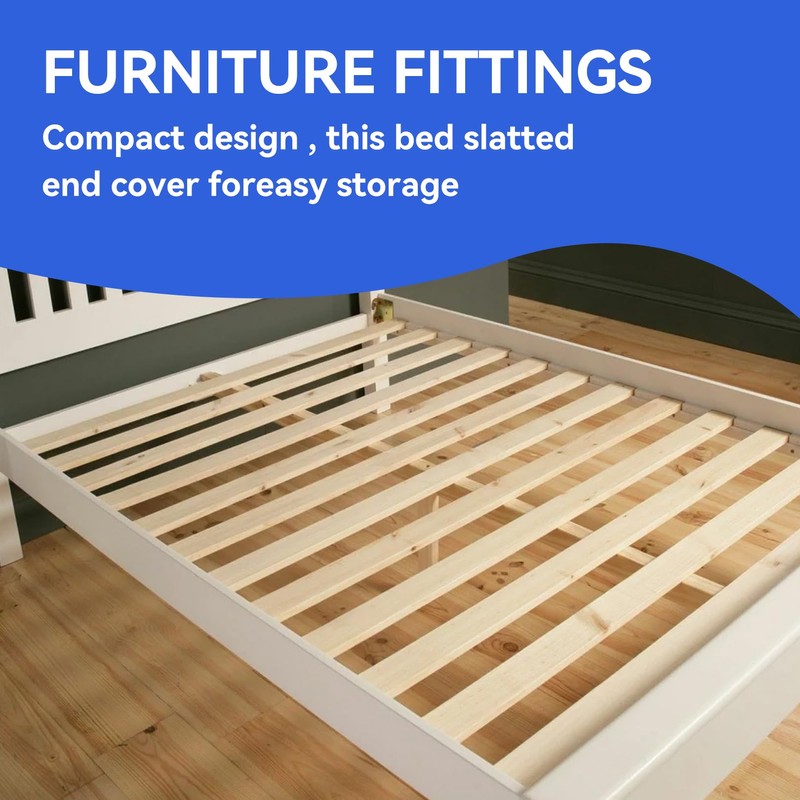 12 Pcs Plastic Bed Slat Holders, Bed Slats Holders, Black