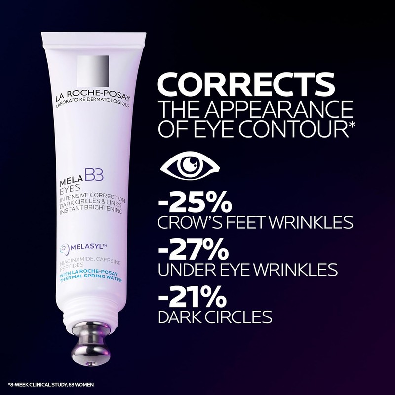 La Roche-Posay MELA B3 Crema contorno de ojos, combate ojeras
