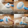 Cepillo Cardina Quita Pelos Perros Gatos Autolimpiable Suave