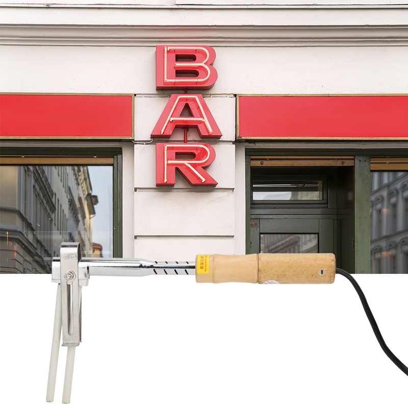 120mm Acrylic Heating Bender Adjustable Temperature Acrylic Channel Bending MachineEU