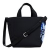 Desigual Women's Accessories Nylon Shopping Bag, Black, black