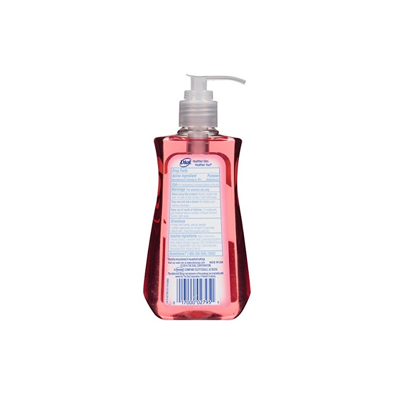 Dial Antibacterial Liquid Hand Soap, Pomegranate & Tangerine, 7.5 Ounce