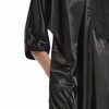 Musuly Men's Kaftan - Traditional Thobe Abaya Djellaba, black