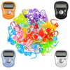 Kingdder 4 Pcs Stitch Counters LCD Finger Digital Row Counter
