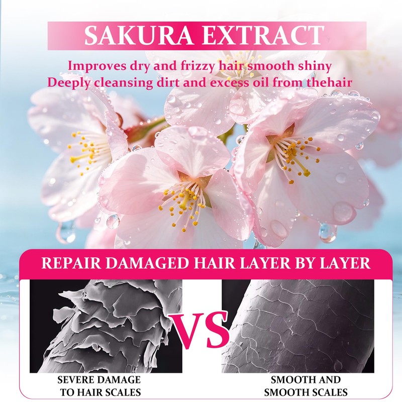 Sakura Deep Conditioning Smoothing Hair Mask for Dry Damaged Hair,17.64