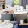 Analog Alarm Clocks, Non Ticking Table Clock with Luminous Hand