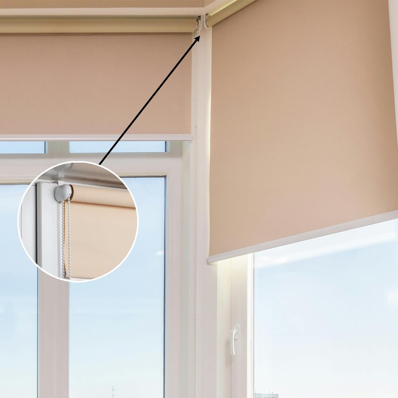 Tabanzhe Roller Blind Fittings-25mm Plastic Replacement Repair Kit for Curtain