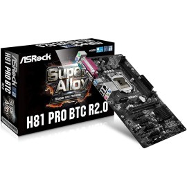 ASRock Motherboard ATX DDR3 1066 LGA 1150 H81 PRO BTC