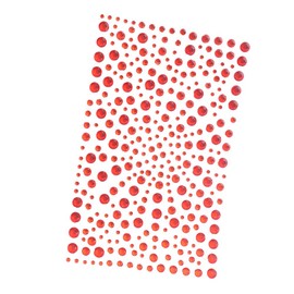 Decora 325 Red Diamante Stick on Rhinestone Stickers Gems Cards and Self Adhesive Craft Bling