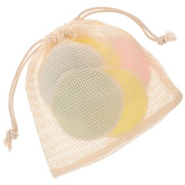 Healeved 5pcs Powder Puff Eye Make up Remover Makeup Washcloths Face Cleansing Wipes Makeup Remover Cloth Natural Makeup Remover Cleansing Towel Wipe Makeup Wipe Face Makeup Remover