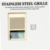 Tofficu Stainless Steel Round Wall Vent Cover with Adjustable Louvers
