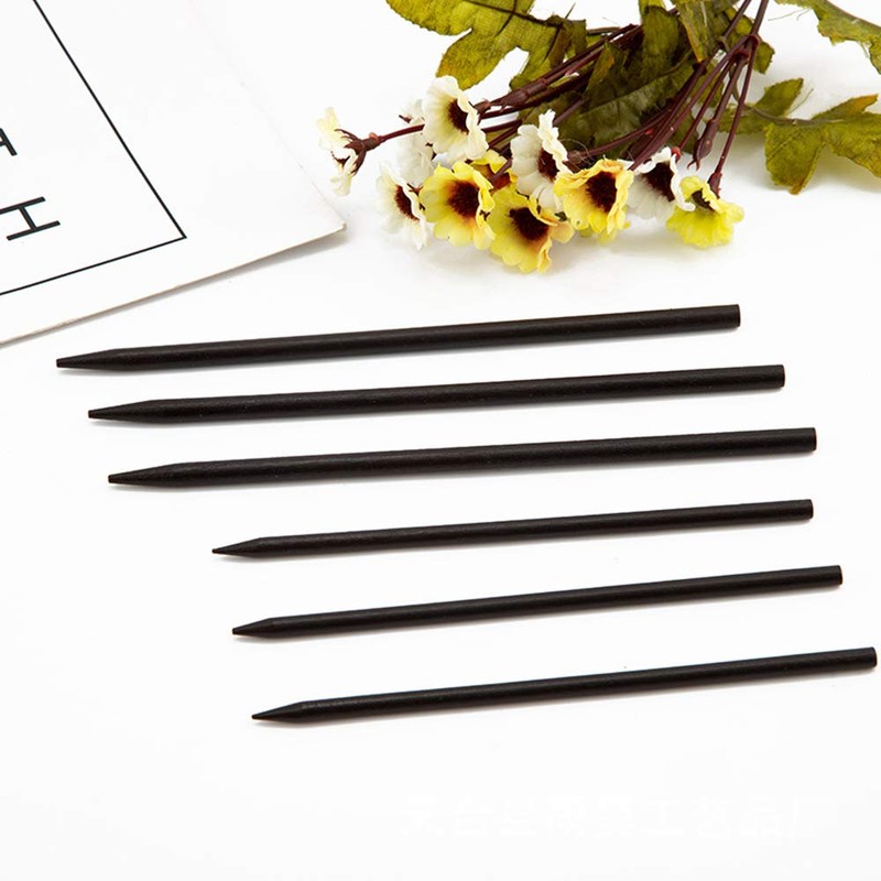 10 bastoncini per capelli in legno, bacchette per capelli cinesi