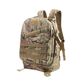 WOWHIZ Tactical Backpack for Men, Large Military Tactical Backpack, Durable Military Moll Backpack, 3 Day Assault Pack with Molle System, Lightweight Tactical Bag For Traveling Camping Hiking, 40L CP