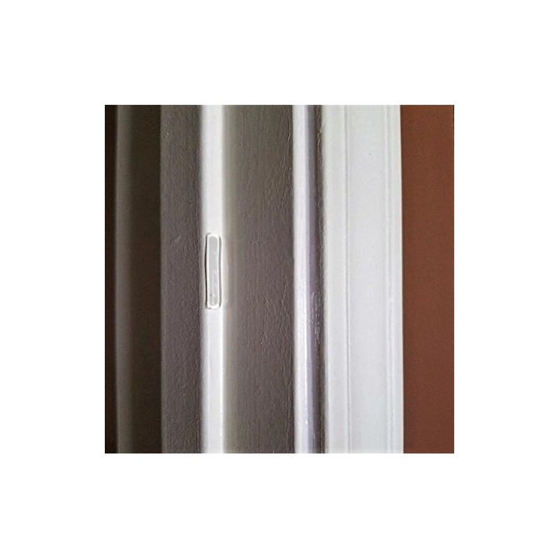 HushBumps Ultra-Quiet Bumpers for Interior Doors Doors, Clear