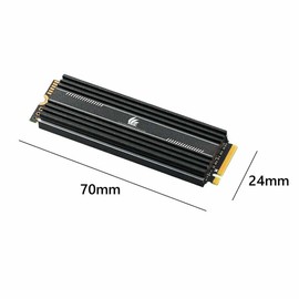BIGTEDDY 2022 M.2 SSD Heatsink Cooler M2 2280 Aluminium Solid State Hard Disk Radiator Thermal Pad