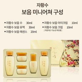 Jahwangsu Boeum Basic Cosmetics Travel Kit Set Portable Basic Skin Lotion 5 Types, 1 Piece / 자황수 보음 기초 화장품 여행용 키트 세트 휴대용 기초 스킨로션 5종, 1개