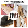 Mobestech Men's Shoes Insoles 2 Pairs High Arch Support Anti-slip