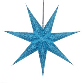 Guru-Shop Foldable Advent Luminous Paper Star, Cassiopeia Christmas Star, Window Decoration Star , 7 Tips