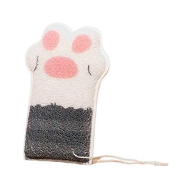 Cat Claw Shape Bath Sponge Cute Shower Wash Cleaning Sponge Body Scrubber for Women Teenager