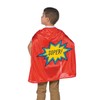 Fun Express - Red Superhero Cape for Graduation - Apparel