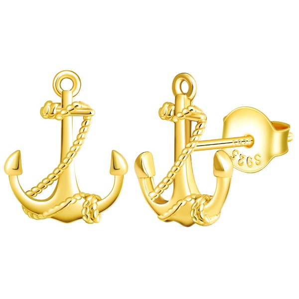 MicLee Earrings studs for women and girl, 925 sterling silver