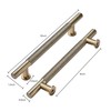 khtumeware 10 Pack 8 Inch(203mm) Drawer Handles Knurled Antique Champagne