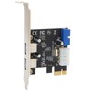 PCIE to USB3.0 Expansion Card 2 Ports High Speed Stable