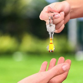 YARNOW 4 Pieces Mini Skake Chicken Rubber Cute Stress Reliever Boy Birthday Gift Classroom Award