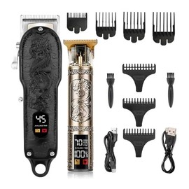 Razors Professional Electric Hair Clipper Set,USB Charging Hair Clipper,LED Display,high Power Trimmer,Easy to use and Fast Trimming