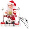 infactory Singing Drummers-Santa with LED Light Show