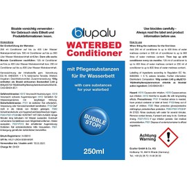 blupalu Water Bed Conditioner 4 x 250 ml with Bubble Stop