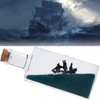Unsinkable Boat Black Pearl Pirate Ship in a Box Bottle