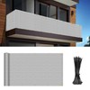 INFRANGE Balcony Privacy Fence Screen 3' x 39' Mesh Windscreen