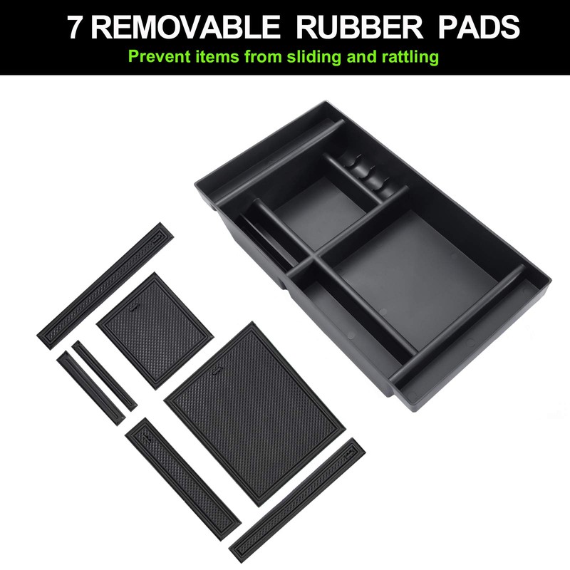 PIMCAR Center Console Organizer for 2019-2022 Chevy Silverado 1500/GMC Sierra