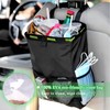 HIAHXC Car Bin Foldable Hanging Car Trash Bin with Storage
