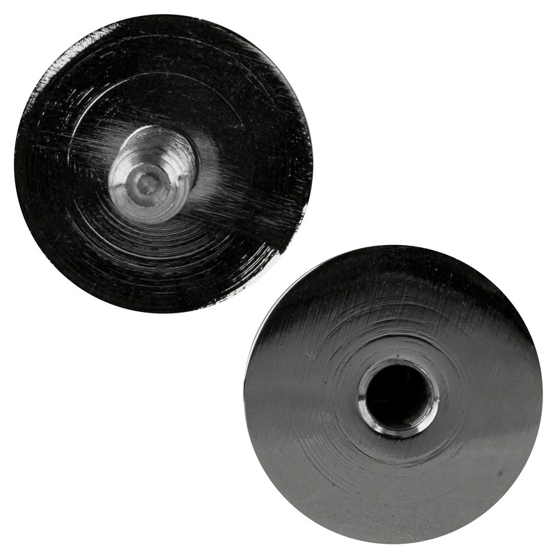 C.R. LAURENCE SDK140CH CRL Chrome Back-to-Back E-Z Grip Style Knobs