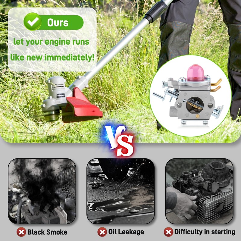 330LK Carburetor for Husqvarna 130C 130L 330LK Trimmer Replace# 531127910,