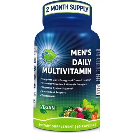 SUPPLEMENTS STUDIO Daily Multivitamin -Vegan with Saw Palmetto, Biotin, Probiotic & Immunity 12/26