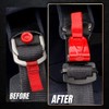 OICCTBF Red Helmet Quick Release Buckle,Stainless Steel Helmets Replacement Kit