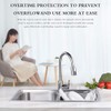Vvciic Kitchen Sink Mixer Tap, Automatic Sensor Non-Contact Sink Tap,