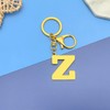 Dabihu Initial Letter Z Alphabet Keychain Initial Monogram Letter Keyring