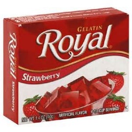Royal Gelatin, Strawberry 1.4oz 4-pack