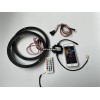 JHB Pair 8" Bluetooth Remote RGB LED Rings Lights for