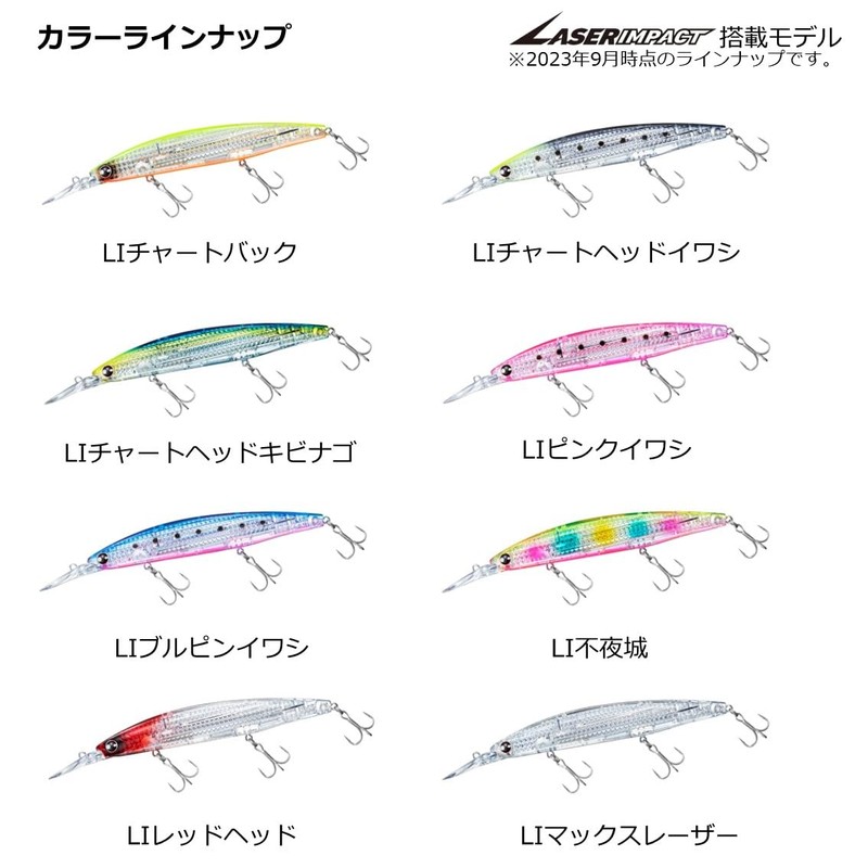 DAIWA Minnow/Lure SLZ Set Upper 125SDR-LI LI Chart Back Milbinago