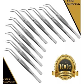 HIGH TECH INSTRUMENTS 10 Premium grade LONDON College/Cotton Dressing Pliers 6" Dental Instruments
