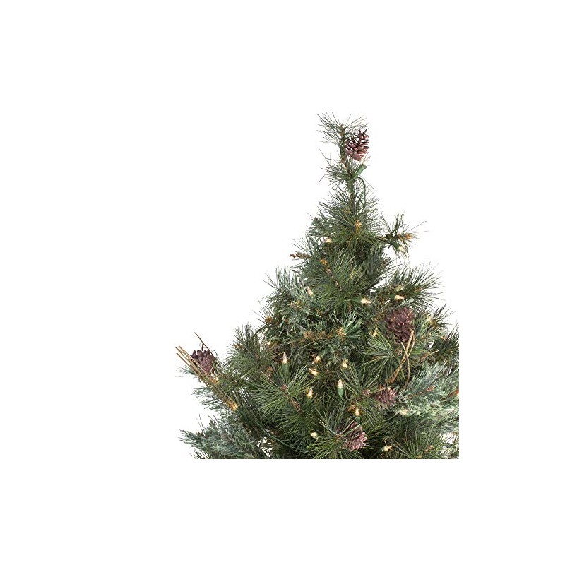 NORTHLIGHT Z99531 4' x 40" Pre-Lit Country Mixed Pine